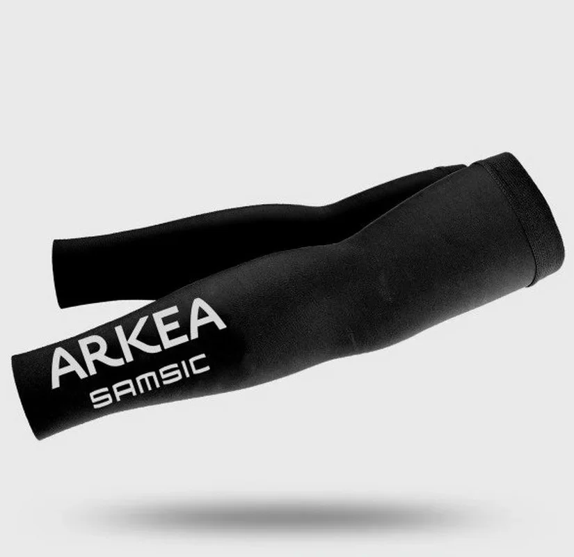 2023 ARKEA SAMSIC TEAM Men's Cycling Arm Warmers Outdoor Sports MTB Bike Bicycle Armwarmers One Pair