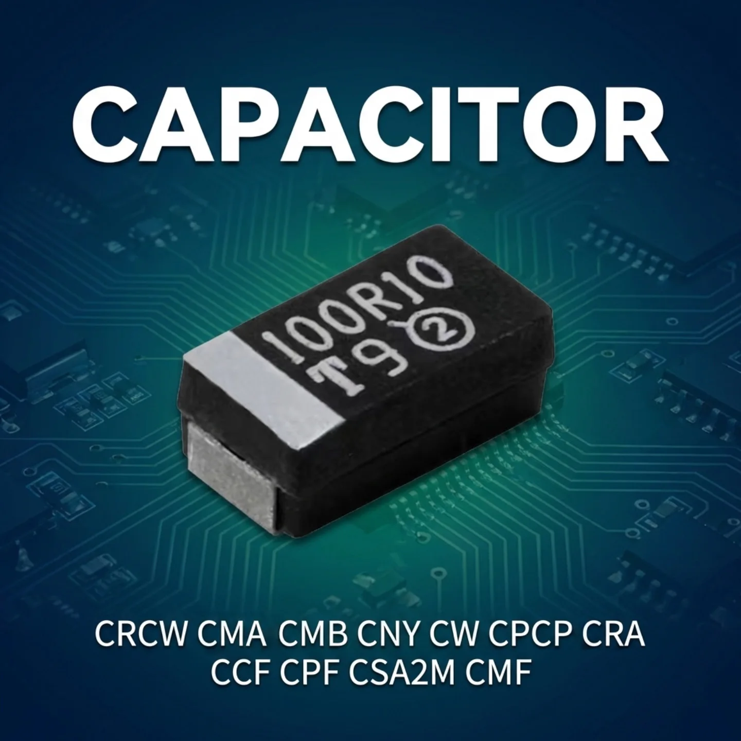 100pcs/lot 1206 Capacitors 1% 5% Precision CRCW12062K74FKEAC CAP TANT 100uF 10V  SMD Tantalum Capacitors CRCW12063K30JNEAHP