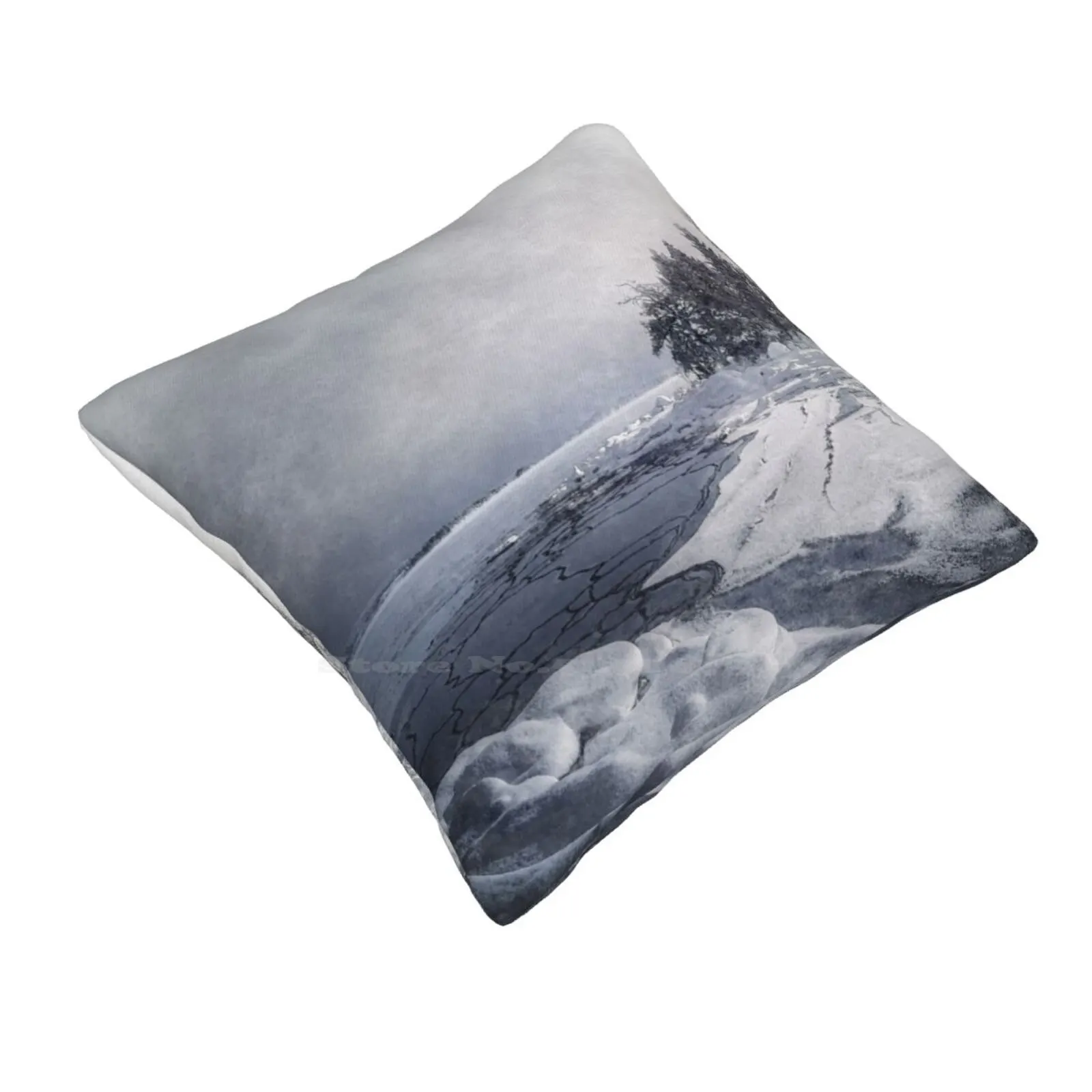 Winter & Ice Soft Comfortable Pillowcase Fagelvik Hudiksvall Saltvik Baltic Sea Ice Snow Winter Sweden Scaninavia