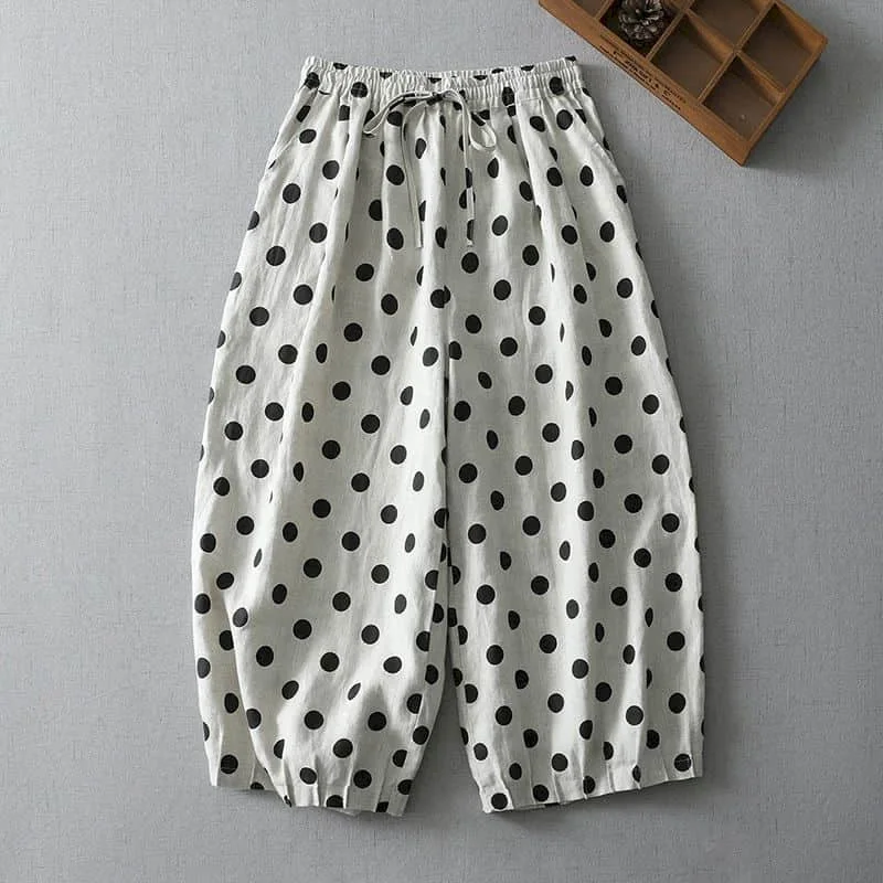 Harem Pants Casual 2026 Summer Sale Lantern Pants Korean Style Retro Drawstring Elastic Waist Trousers Streetwear Women Clothing
