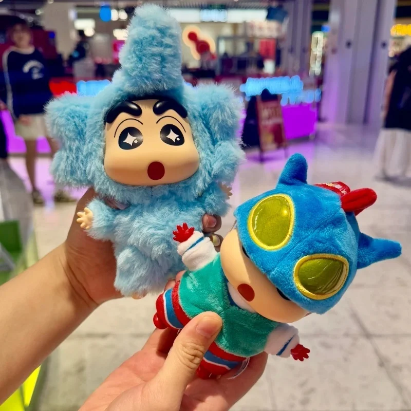 TOPTOY Crayon Shin-Chan Winylowa Figurka Akcji Blind Box Seria Anime Kolekcjonerska Figurka Niespodzianka Model Zabawka Prezent na Imprezę Kostium