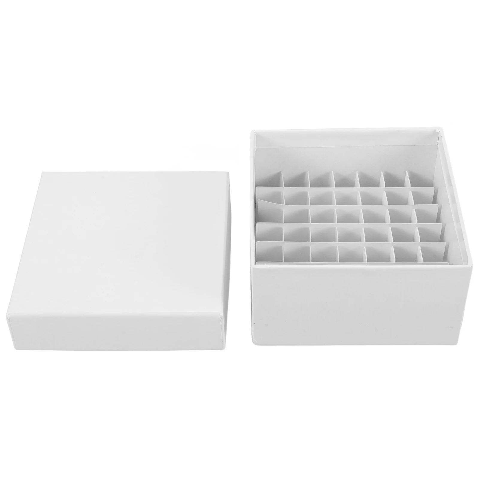 

49 Grids Microcentrifuge Tube Box Freezer Storage Holder Flip Sample Container Tube Storage Box For Freezer