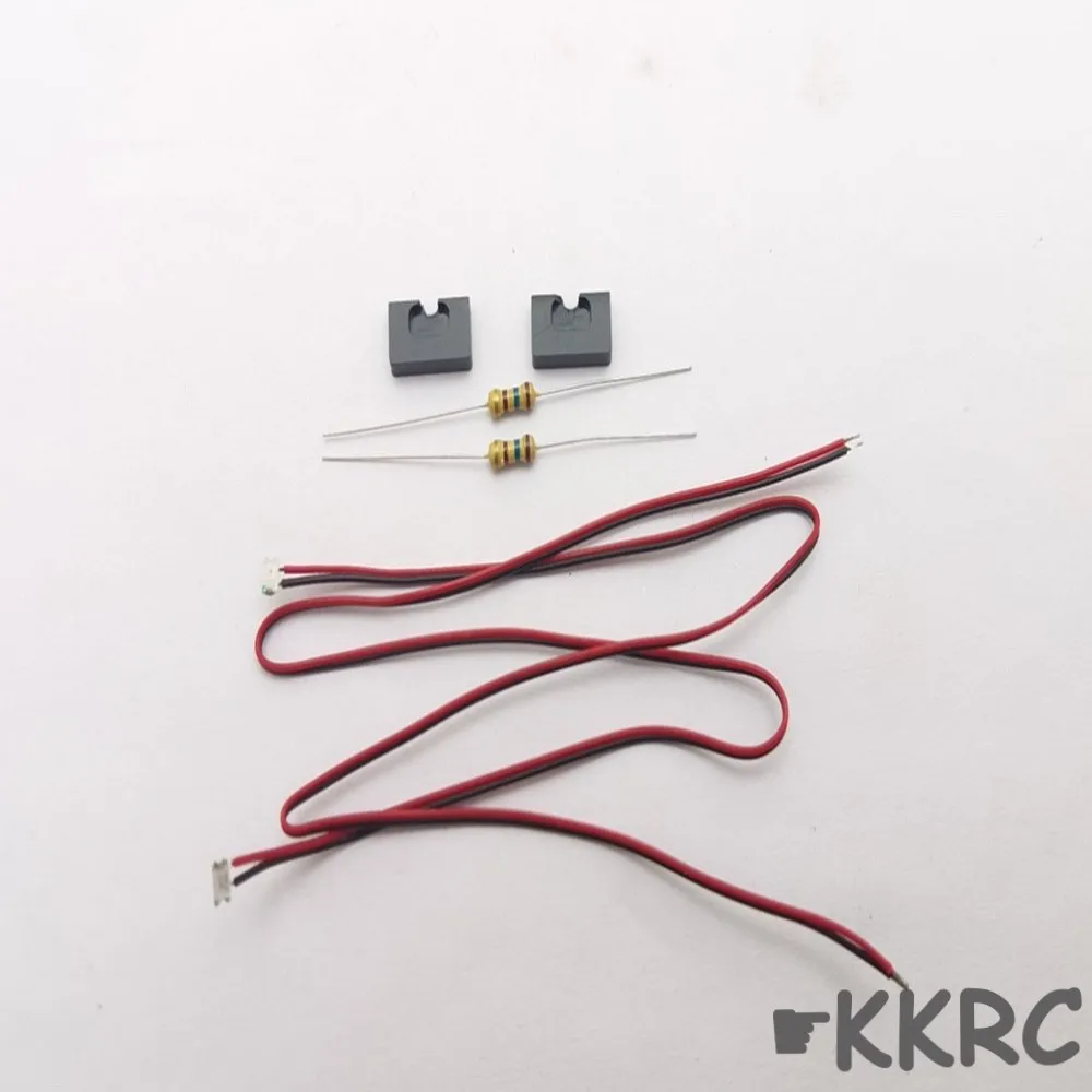 For 1/14 Tamiya Truck Tractor Scania 56368 770s 1 Pair Front Wheel Eyebrow Lamp Lights Holder DIY RC Cars Upgrade Accessories