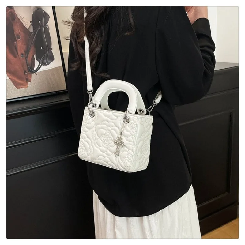 Classic Designer Diaper Bag For Women High-End Leather Handbag Crossbody Shoulder Purse Tote Shopper Satchel Commuter Bag
