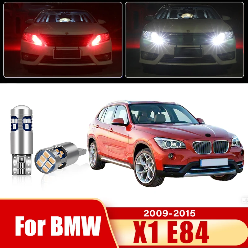For BMW X1 E84 2009 - 2015 2pcs W5W T10 LED Canbus No Error 12V 6000K 168 194 Car Position Parking Light Accessories