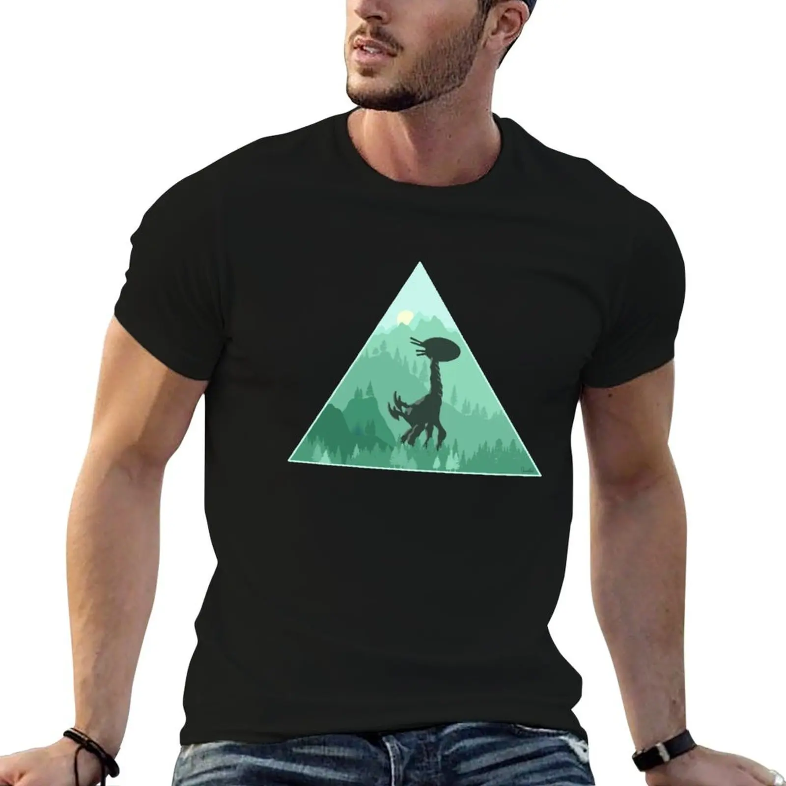 

Tallneck Silhouette T-Shirt man t shirts cotton t shirt man plain T-Shirt
