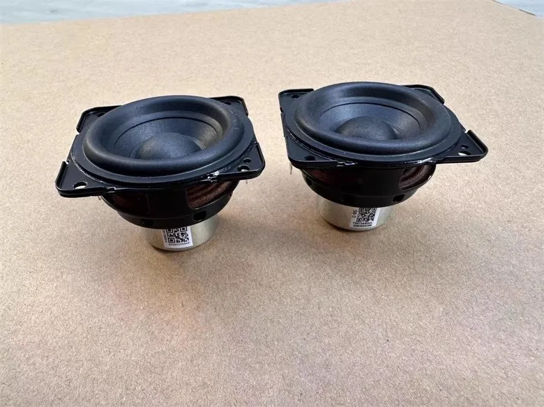 GHXAMP Für Harman Hochwertiger Langhublautsprecher 2 Zoll 58*56mm Breitbandlautsprecher 4 Ohm 10W Großer Gummikantenlautsprecher 2 Stück