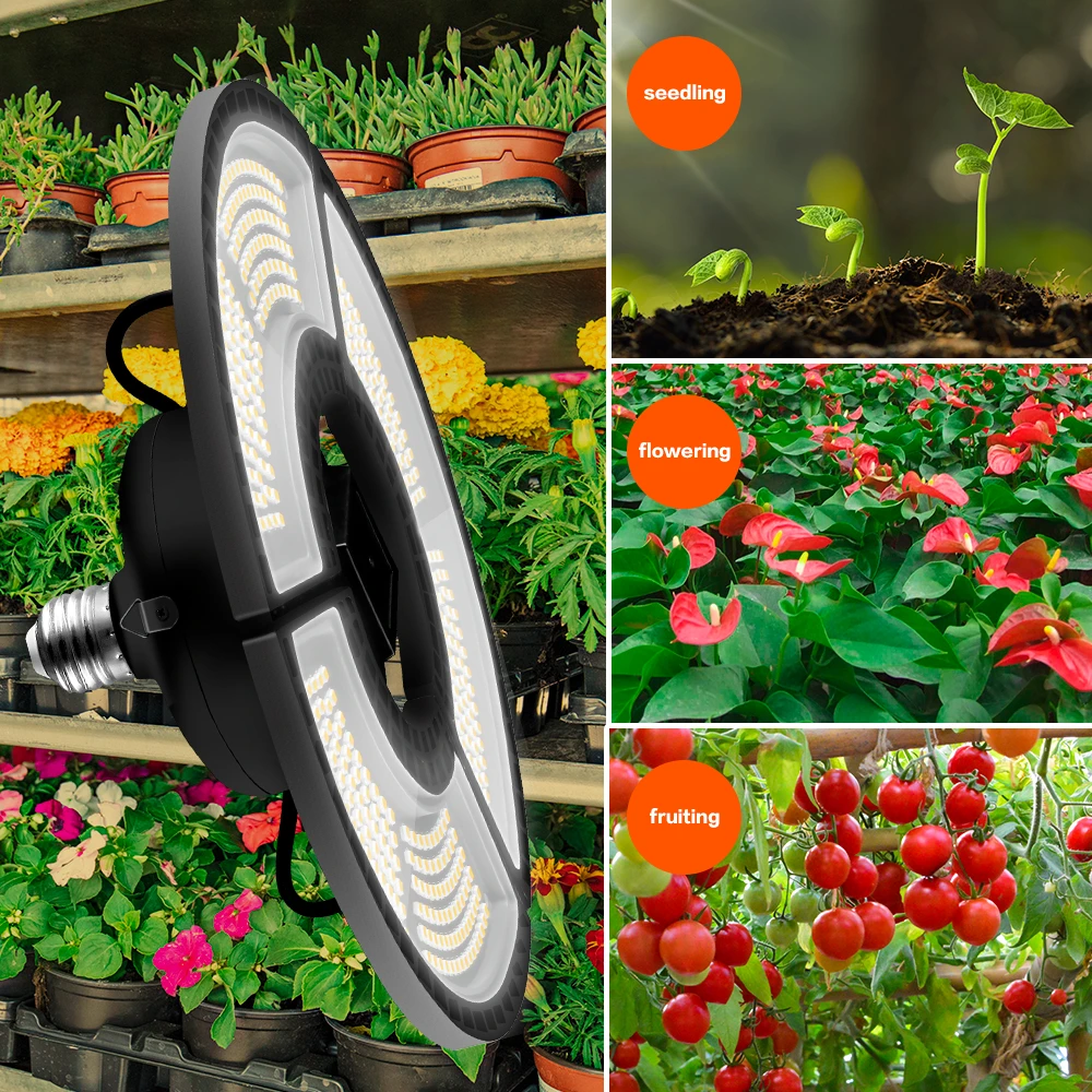 LED Phytolamp Grow เต็นท์พืชเรือนกระจก Hydroponic Growth โคมไฟสำหรับต้นกล้าผักในร่มดอกไม้การเพาะปลูก