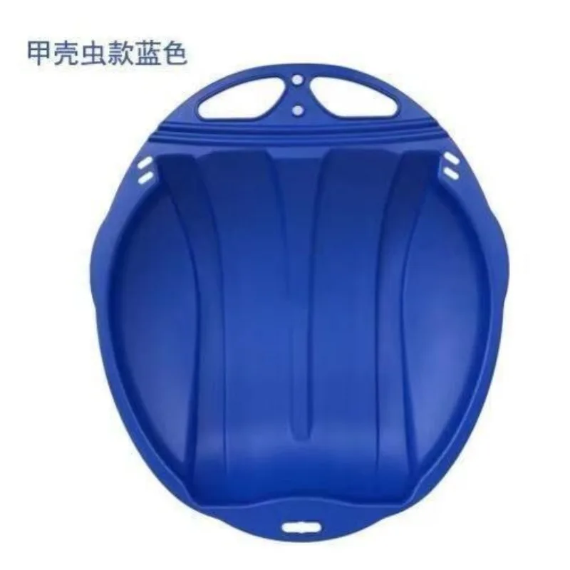 Snowboard Plastic Sled Adult Child Tandem Beetle Grass Board with Drawstring