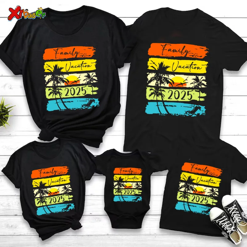 

Family Vacation 2025 Shirts Family Matching Outfits 2025 Shirt Holiday Making Memories Together Shirt Vacation Trip Outfits Kids