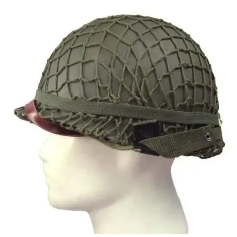 NEW WW2  M1 Tactical Hunting Steel Helmet with Netting Cover WWII Equipment Replica