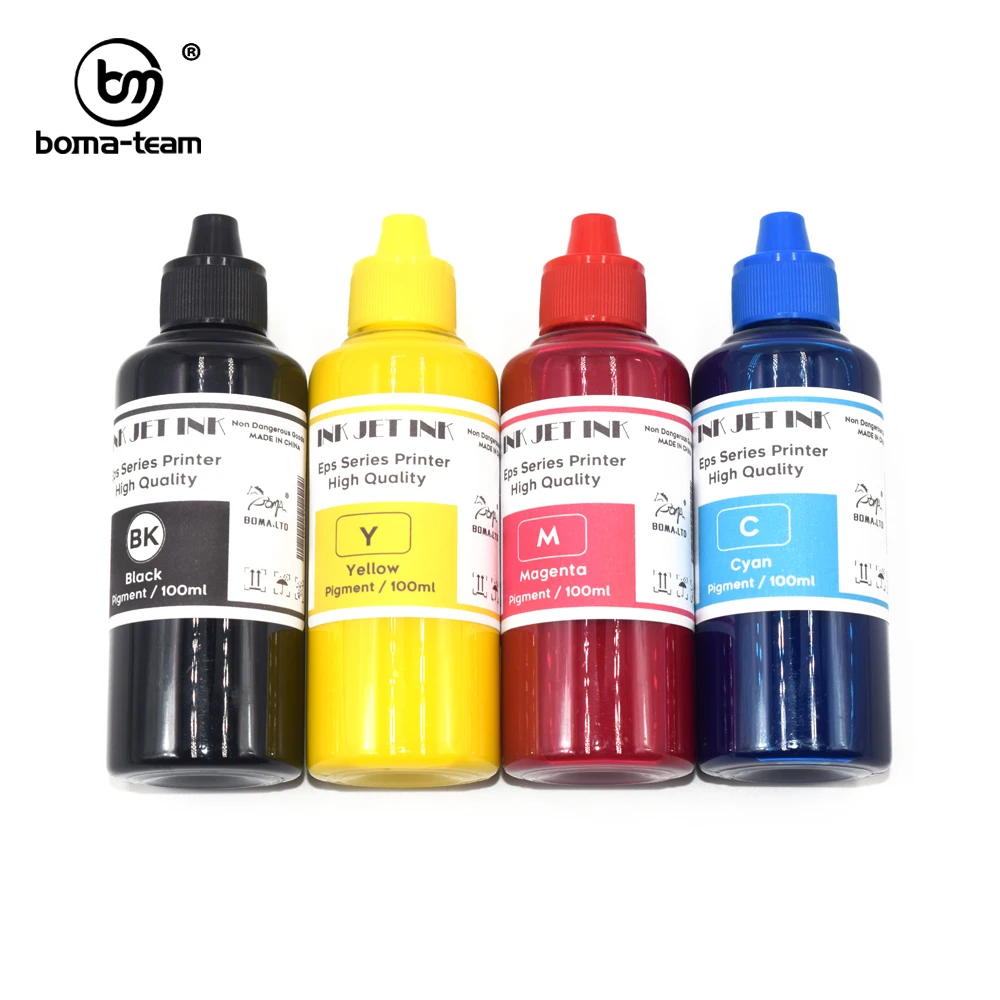 400ML Water Based Bulk Refill Dye Ink or Pigment Ink For Epson WorkForce Pro WF-3720 WF-3730 WF-3725 WF-3733 702XL 34XL Printers