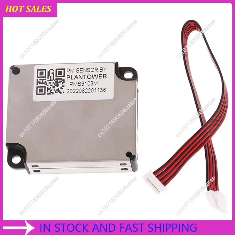 PMS9103M PM2.5 Módulo de sensor de partículas de polvo láser detecta PM2S-3 Detección de calidad del aire de gas interior PMS9103M Plantower, requiere