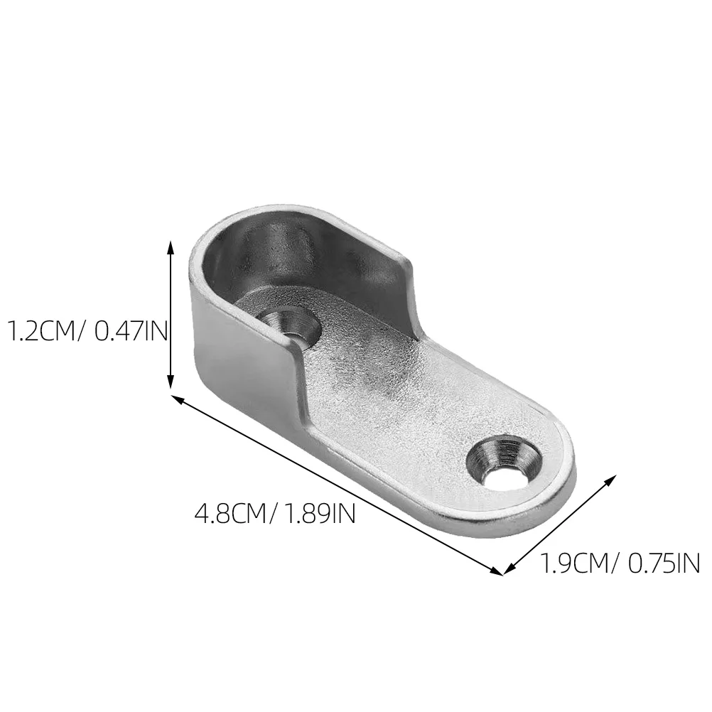 Kledingstok van Kast Kast Steunstang Hardware Verstelbare Kleding Socket Hanger Zinklegering Eindhouder voor