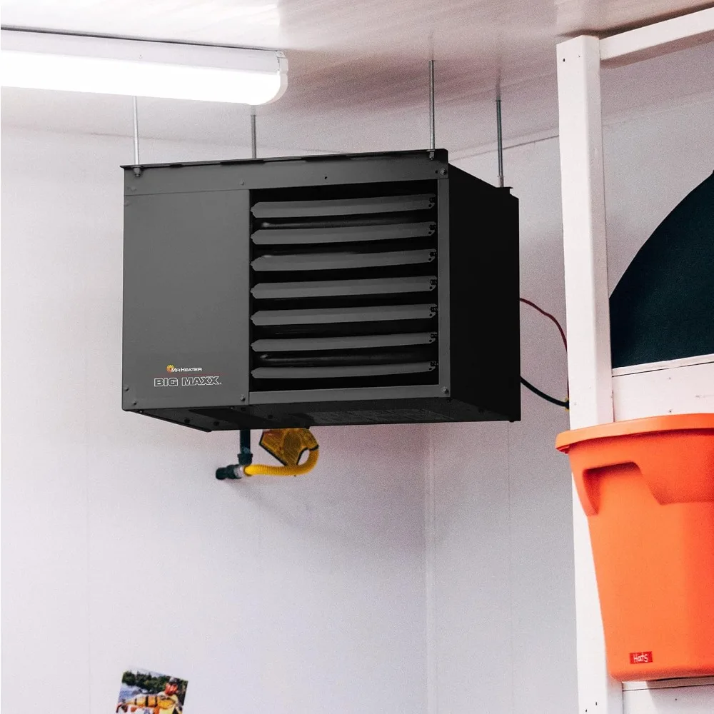 

F260560 Big Maxx MHU80NG Natural Gas Unit Heater, 80,000 BTU, Black