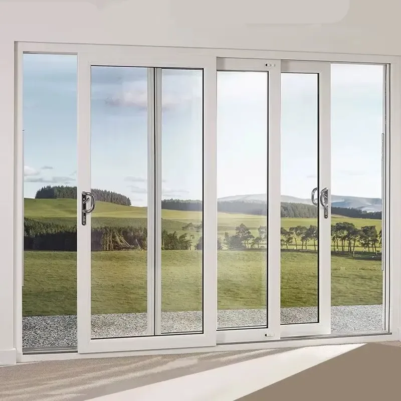 Industrial Aluminum Sliding Doors for Loft Apartment Room Partitions