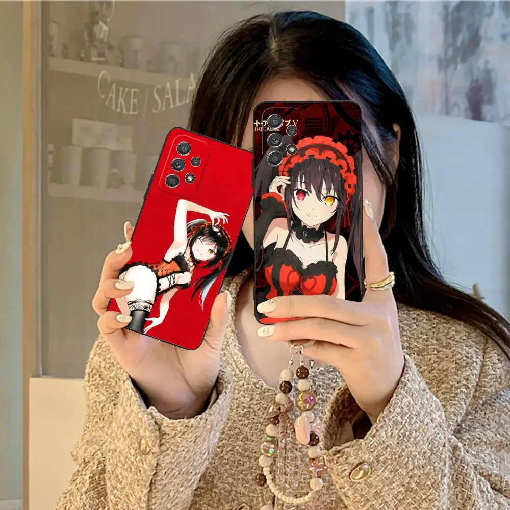 

Чехол для телефона Date a Live Kurumi Tokisaki для Samsung Galaxy M55 54 42 35 34 33 32 23 22 15 14 13 12 F55 5G Цветной защитный чехол