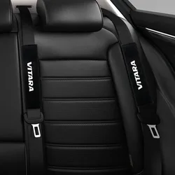 2Pcs Car Safety Belt Shoulder Cover Pad Plush Seat Belt Shoulder for SUZUKI VITARA Auto Interior Accessories