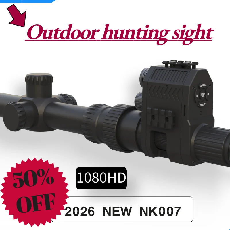 

Лидер продаж 2026 Megaorei NK007: новый улучшенный лазерный инфракрасный монокулярный телескоп ночного видения HD 1080P для охоты