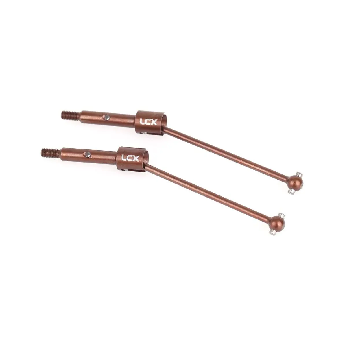 LCX Racing RC Buggy Car Hard Steel Rear Axle Drive Shaft Set CVD for 1/16 1/18 Losi Mini-B Mini-T Upgrades Parts Accessories