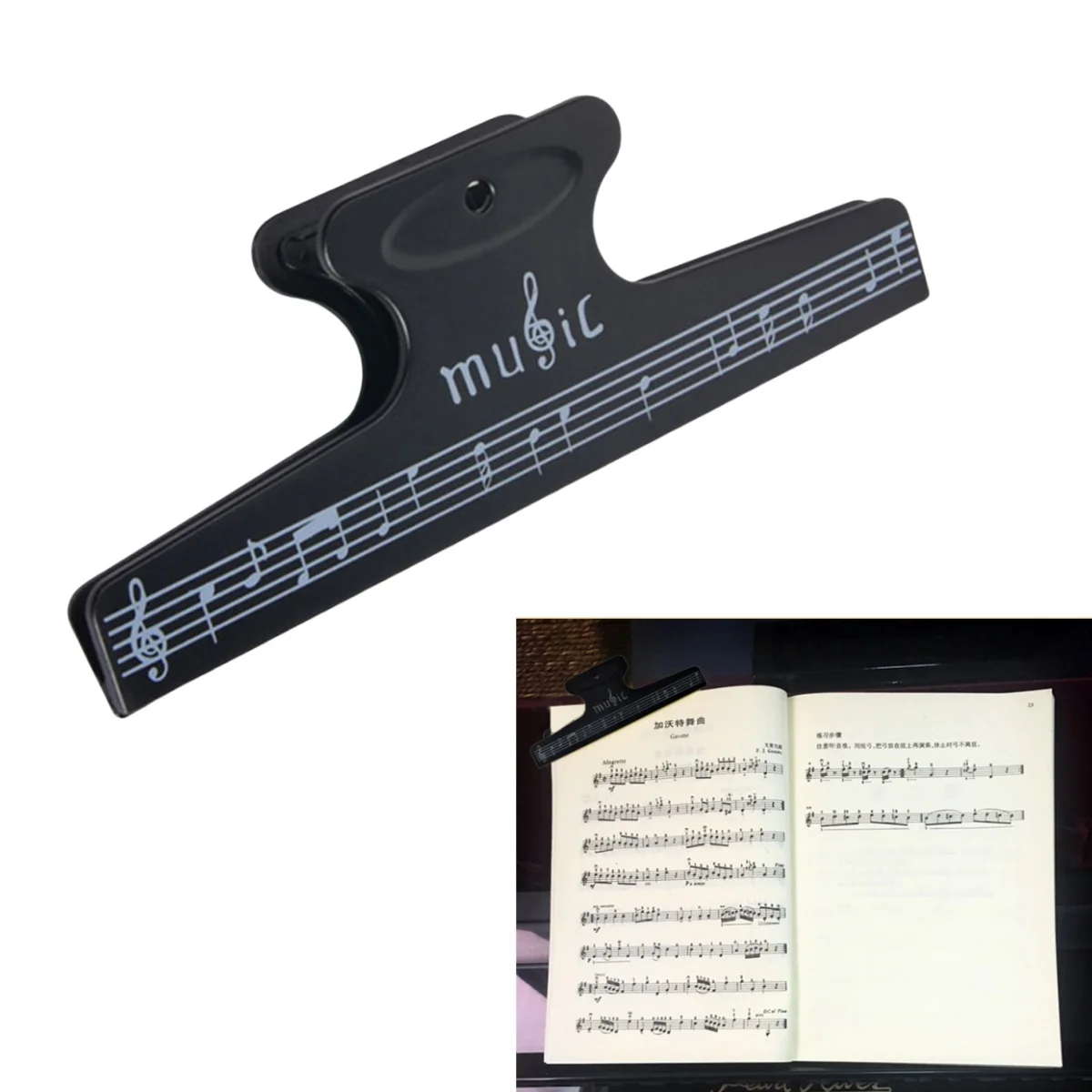 Miwayer Universal Klavier Blatt Buch Papier Blatt Clip Feste Buch Papier Halter Für Gitarre Violine Musikinstrument Zubehör