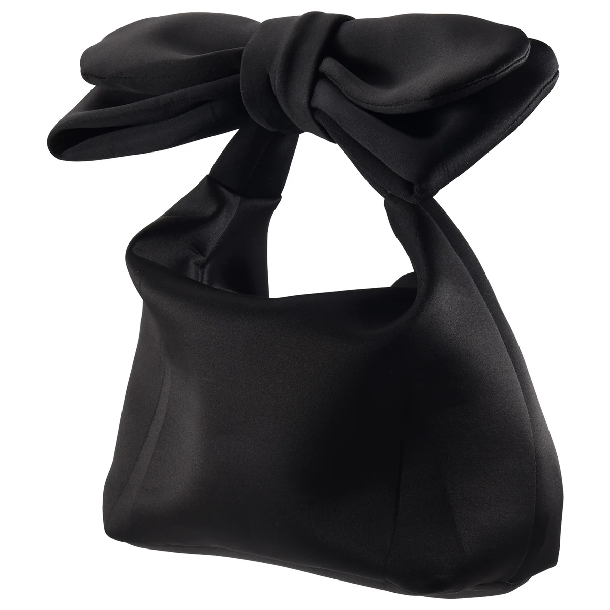 【Flash-Sale!】Designer Women Handbags Bow Day Clutches Bag Ladies Evening Party Clutches Black Handbag Shoulder Bag(Black)