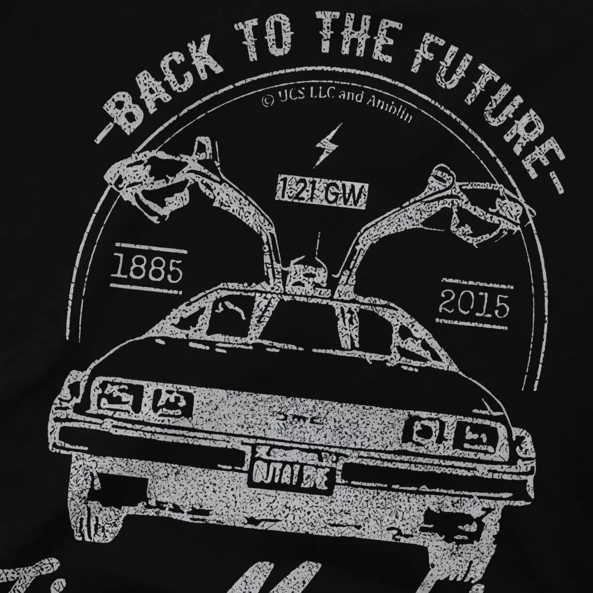 Machine  Vintage T Shirt Men 100% Cotton Leisure T-Shirt O Neck Back To The Future Tees Short Sleeve Clothes Gift Idea