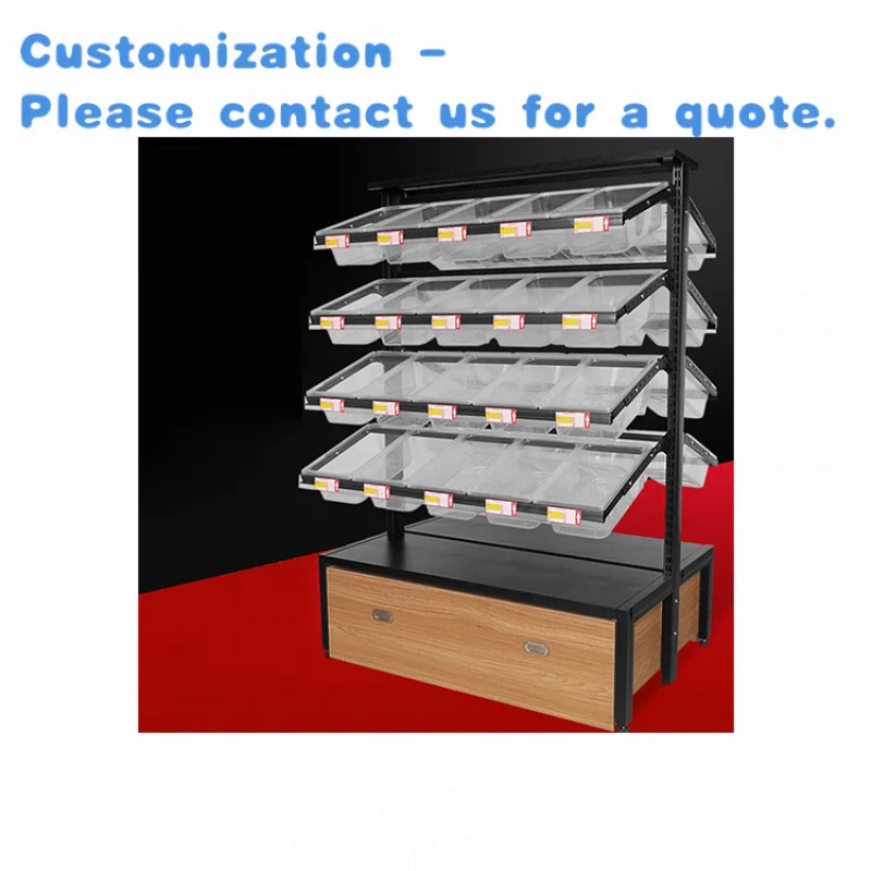 

custom.Kainice ODM Candy Store Equipment Shelf Display Rack Retail Fixtures