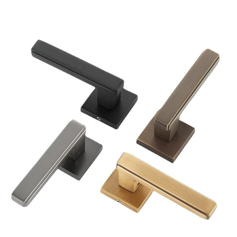 

Simple, new Chinese style, double door, pure copper, indoor, wooden door, mother and child, silent, magnetic attraction