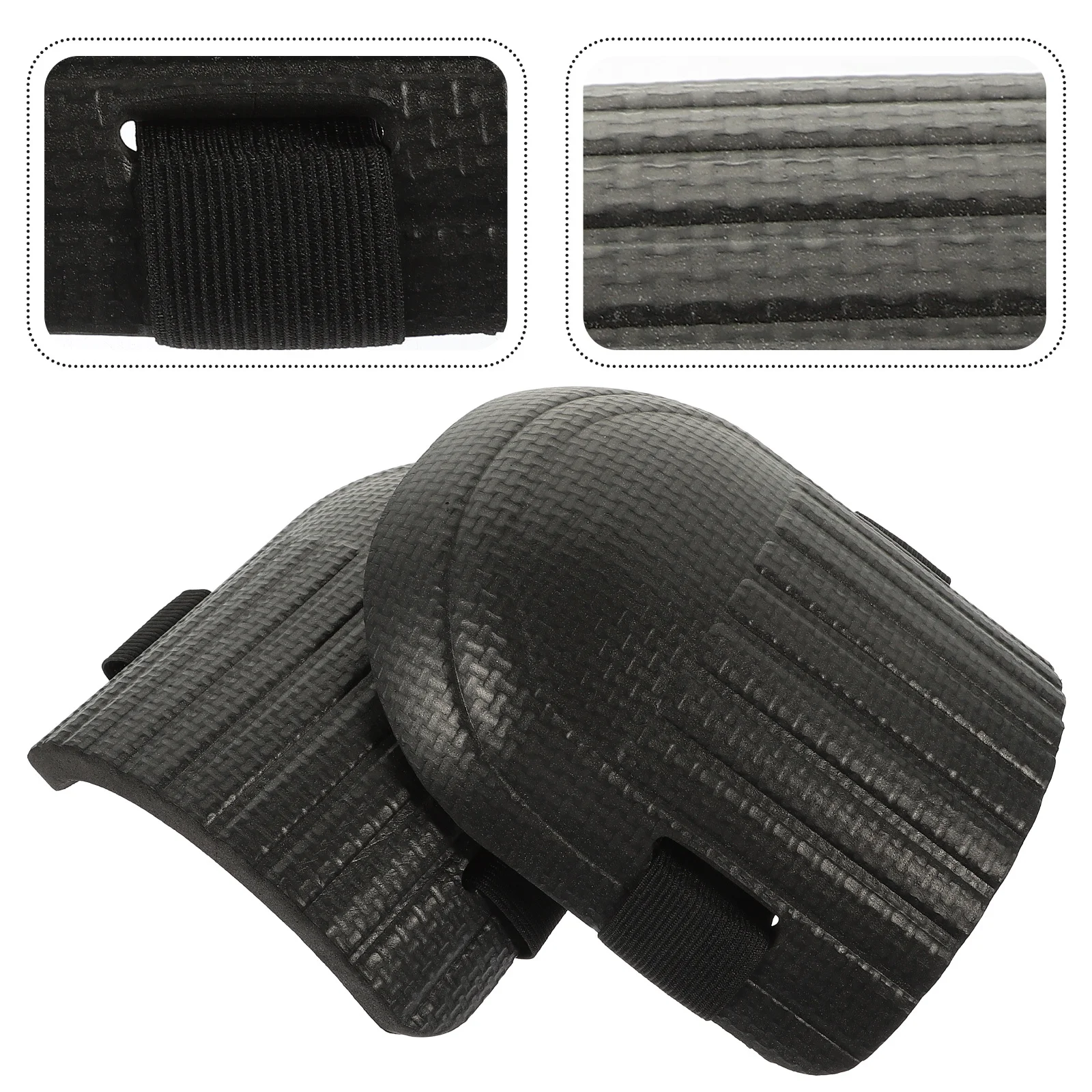 

2Pairs Heavy-Duty Knee Protectors for Work Trousers Soft Comfortable Long-Lasting Knee Pads for Plumbing Painting Garden and
