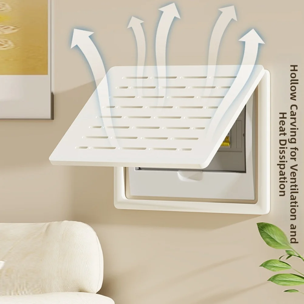 Simple installation distribution box for living room electric meter and weak current box with peel and feature