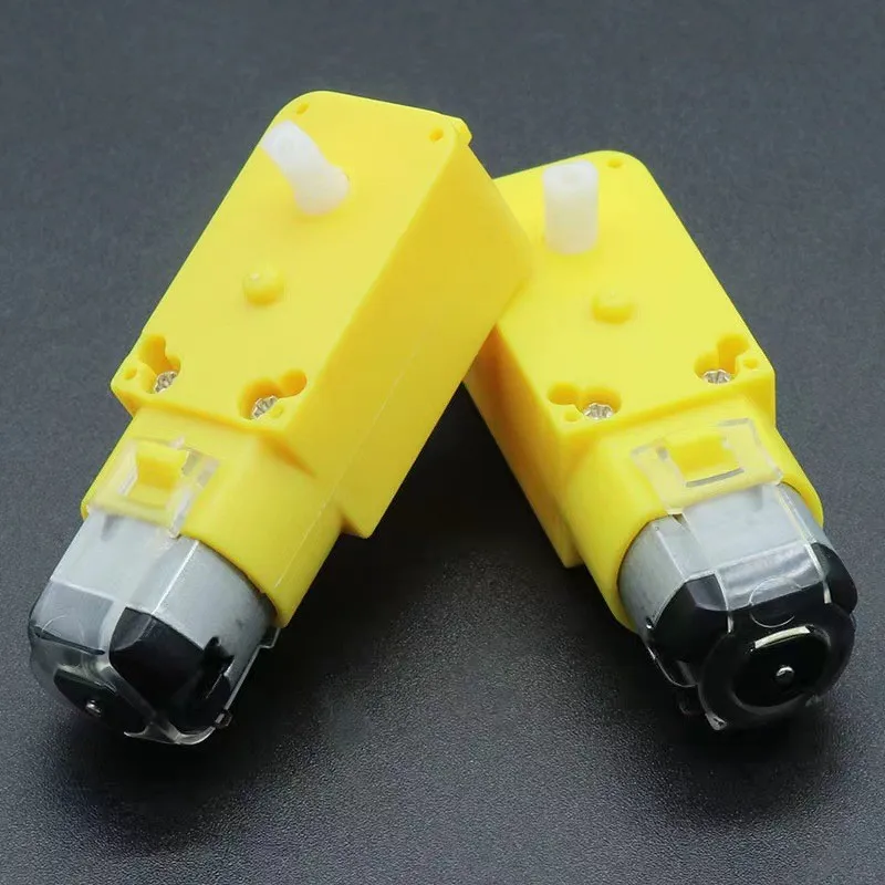 1/2/4PCS Gear motor DC 3-12V Dual Shaft Geared Motor Smart Car Motor for Smart Car Robot 1:48 Plastic TT Motor Tire Wheel