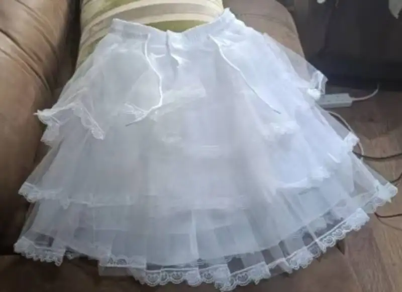 

Трехслойная готическая многослойная юбка-петтикоут с оборками в стиле рокабилли, кринолин, нижняя юбка