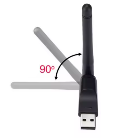 MT7601 USB WiFi Adapter LAN Wi-Fi Receiver Dongle Antenna 802.11 b/g/n 150Mbps WIFI Adapter Wireless Network Card for PC Windows