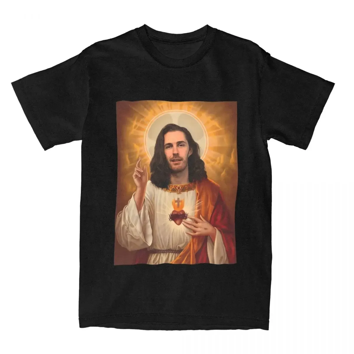 Accessories Cotton T-shirt Clothes Vintage Tees Summer Round Collar Men  Hozier Christo Funny Jesus Singer Music T Shirt 2024