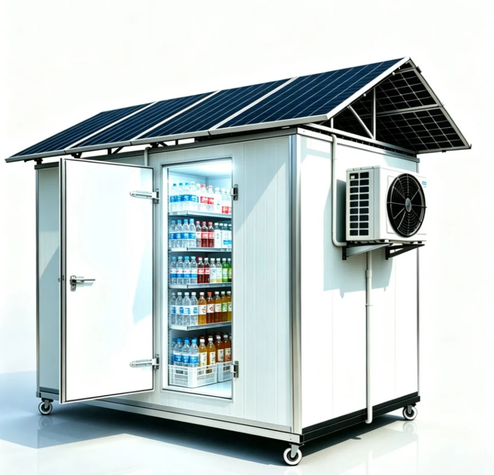 Mobile Cold Storage Containerized Chiller Room for Logistics Distribution Center Cargo Buffer Storage