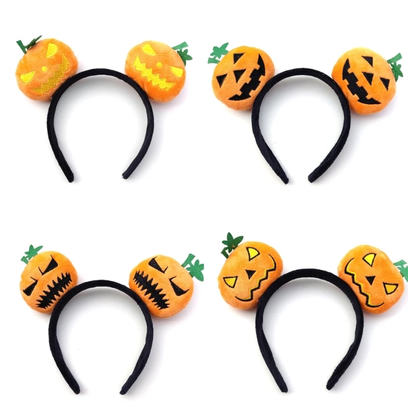 Halloween Funny Pumpkin Hair Hoop, Party Decorations, Cartoon Headband, Trick or Treat