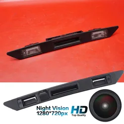 HD Car rear view Camera Trunk Handle For Audi A6L Q7 A4 A6 A3 8V 8P1 8PA S3 V6 Allroad Sportback Quattro Avant Facelift cabrio
