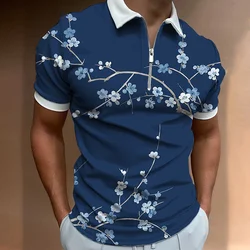 European and American Plus Size Men's Fashion Short Sleeve Polo Shirt Popular Hot Selling Style