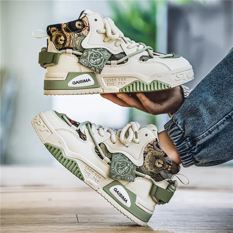 

Autumn Original High-top Sneakers Men Designer Trendy Shoes Trainers Comfortable Sports Men's Skate Shoes zapatillas informales