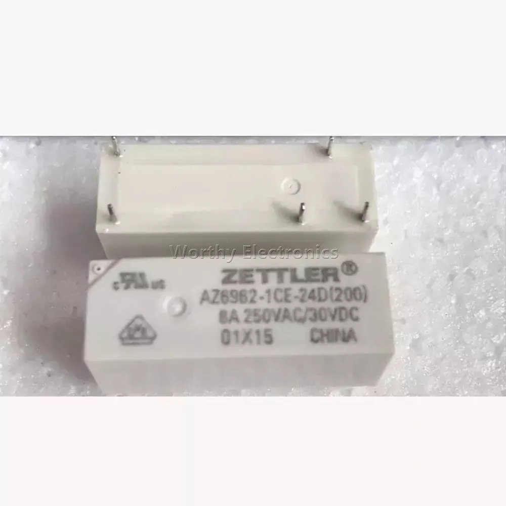 

Free Shipping 10PCS/LOT AZ6962 24VDC 8A 5PIN Relay AZ6962-1CE-24D