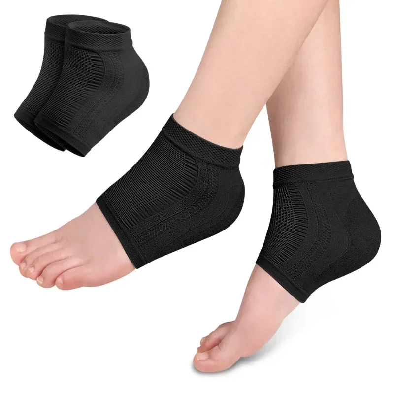 Mesh Gel Heel Protector Sleeve Silicone Feet Pads for Heel Socks Plantar Fasciitis Support Feet Care Skin Repair Cushion 1 Pair