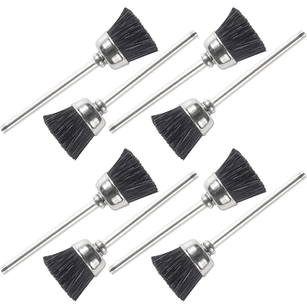 8 pièces forets à ongles brosse de nettoyage poils souples forts bricolage beauté accessoires de Nail Art foret brosse accessoires de manucure