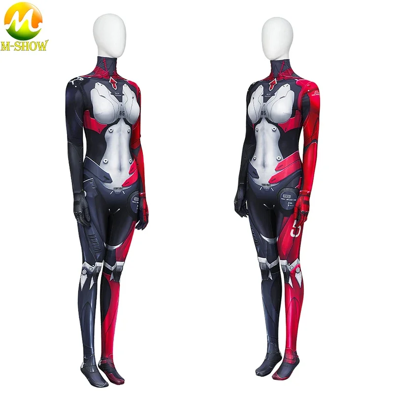 ชุดจั๊มสูท Zentai ลาย3D ซูเปอร์ฮีโร่หญิงชุดคอสเพลย์ผู้หญิงหอคอยแห่งจินตนาการ