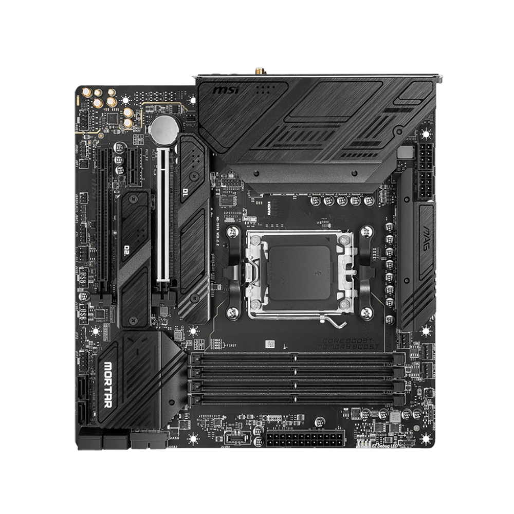 Imagem -05 - Msi-mag B650m Placa-mãe Mortar Wifi Soquete de Suporte Am5 Ryzen 7800x3d Ryzen 7700x Cpu 8700g Chipconjunto Amd B650 4xddr5matx