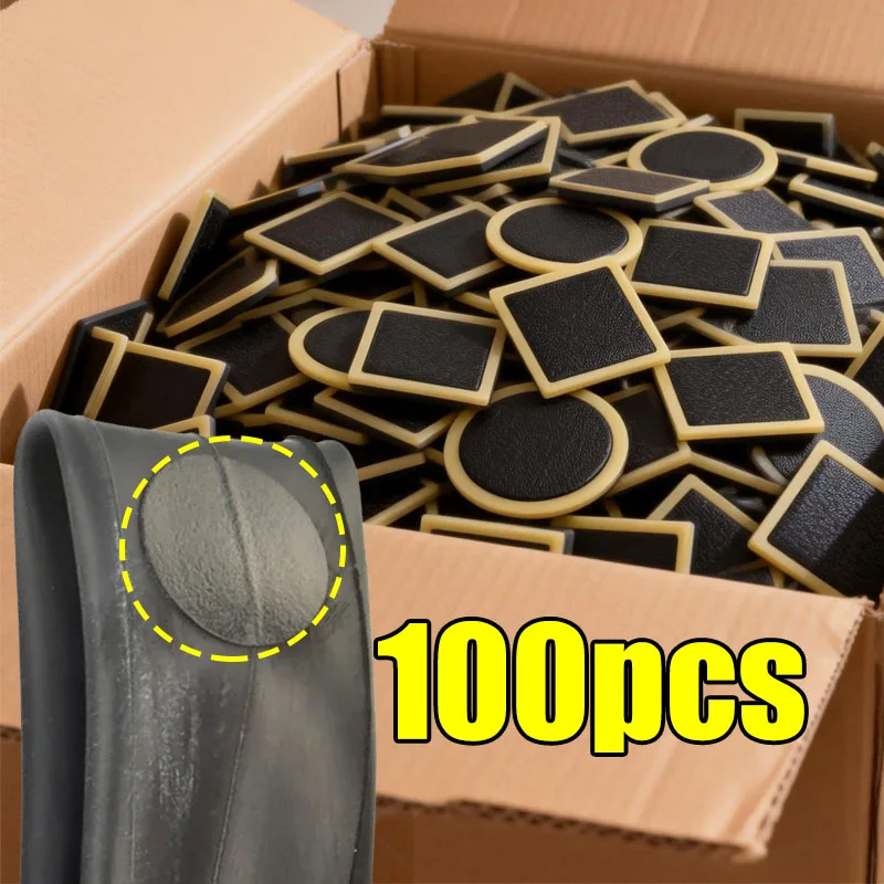 icycle Glue-free Tire Patches Tool Quick Repairing Tyre Protection Patch Adhesive Quick Drying Bike Accessories