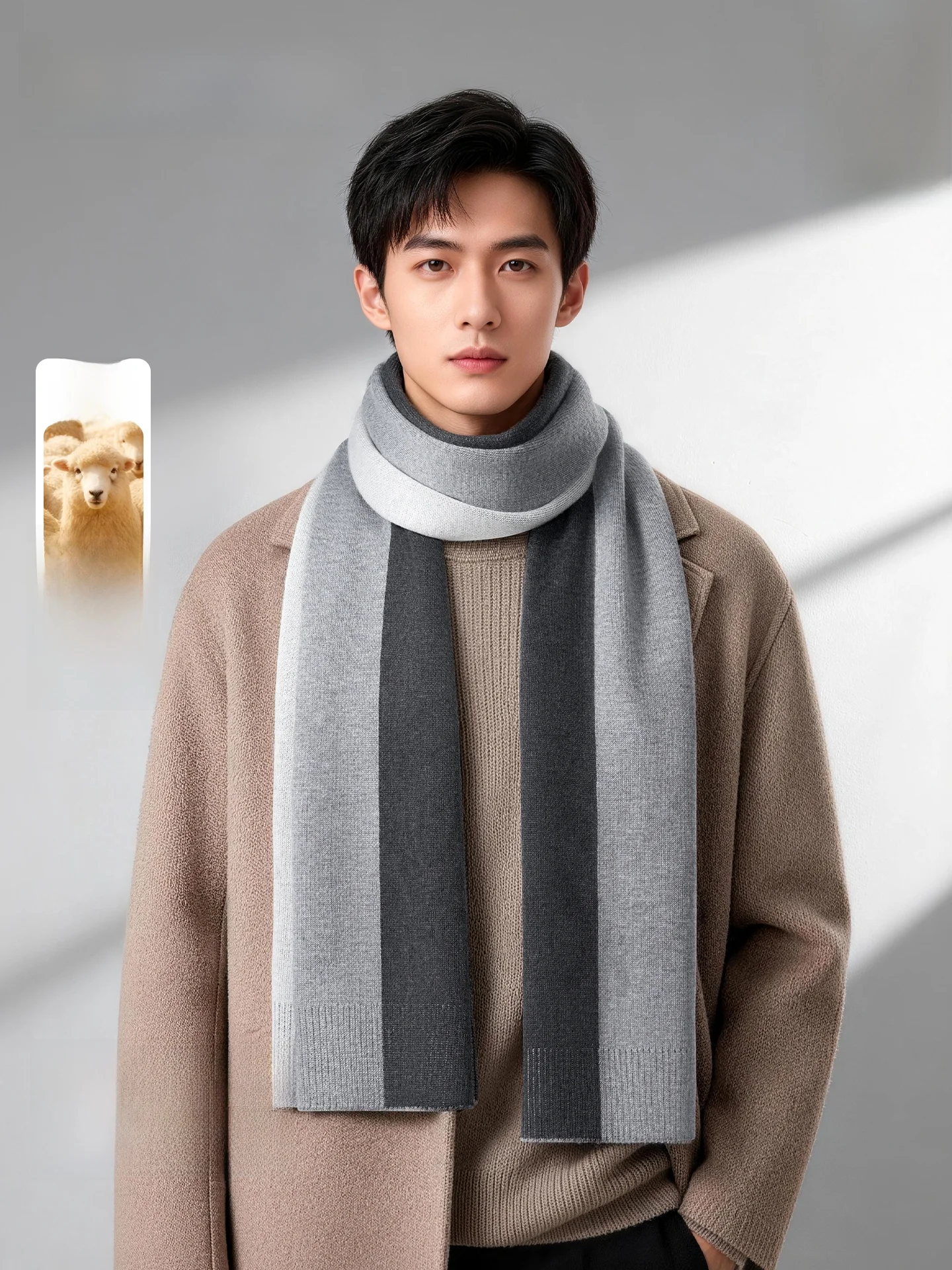 septwolves-men's-woolen-scarf-thi-warm-winter-gift-for-boys-busin-sle-rectangle-ape-soft-comfortable-polyester-blend