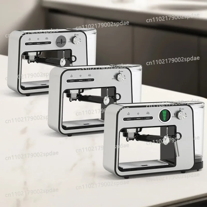 Electric Stainless Steel Automatic Espresso Coffee Maker Stable Performance Commercial Shop Use Coffee Brewing Machine