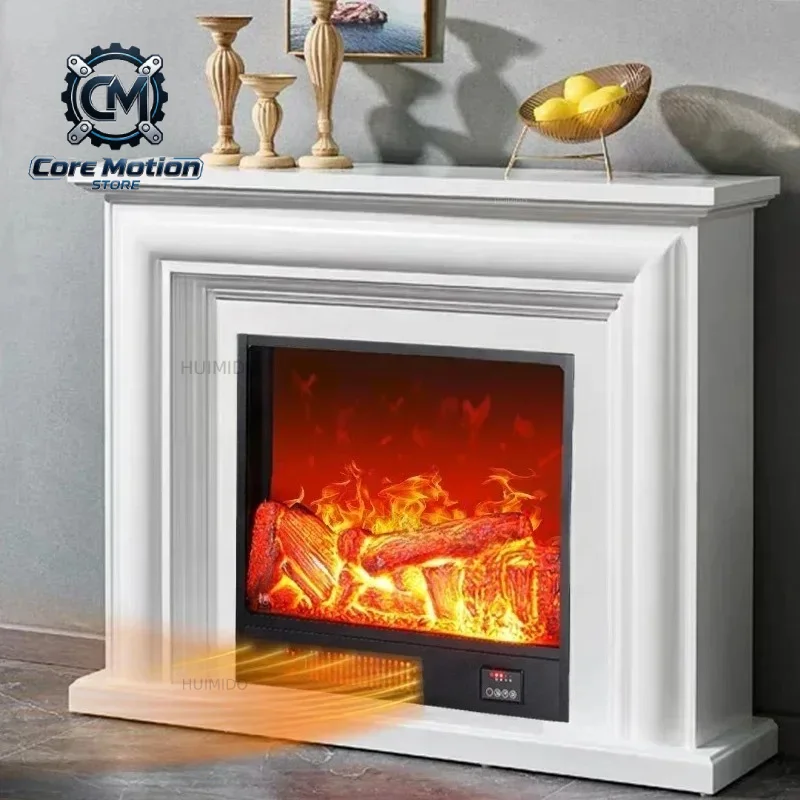 Electronic Fireplace Core Heater Living Room TV Cabinet Atmosphere Light 3D Simulated Flame Decoration Embedded Fake Fireplace M