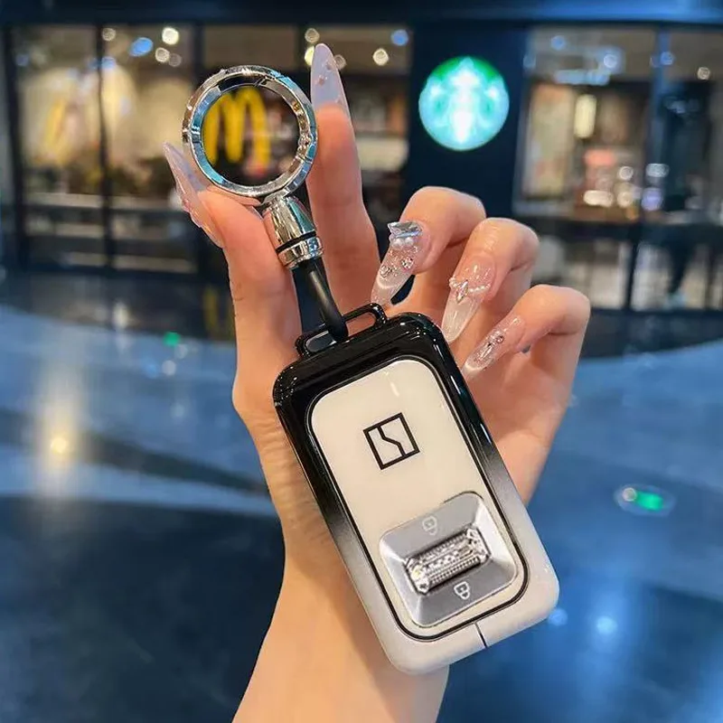 Key Fob Cover for 2025 ZEEKR 9X Black/Ultra/Max Edition, Heavy Duty Metal Case Shell with Keychain, Anti-Drop & Scratch Proof 4